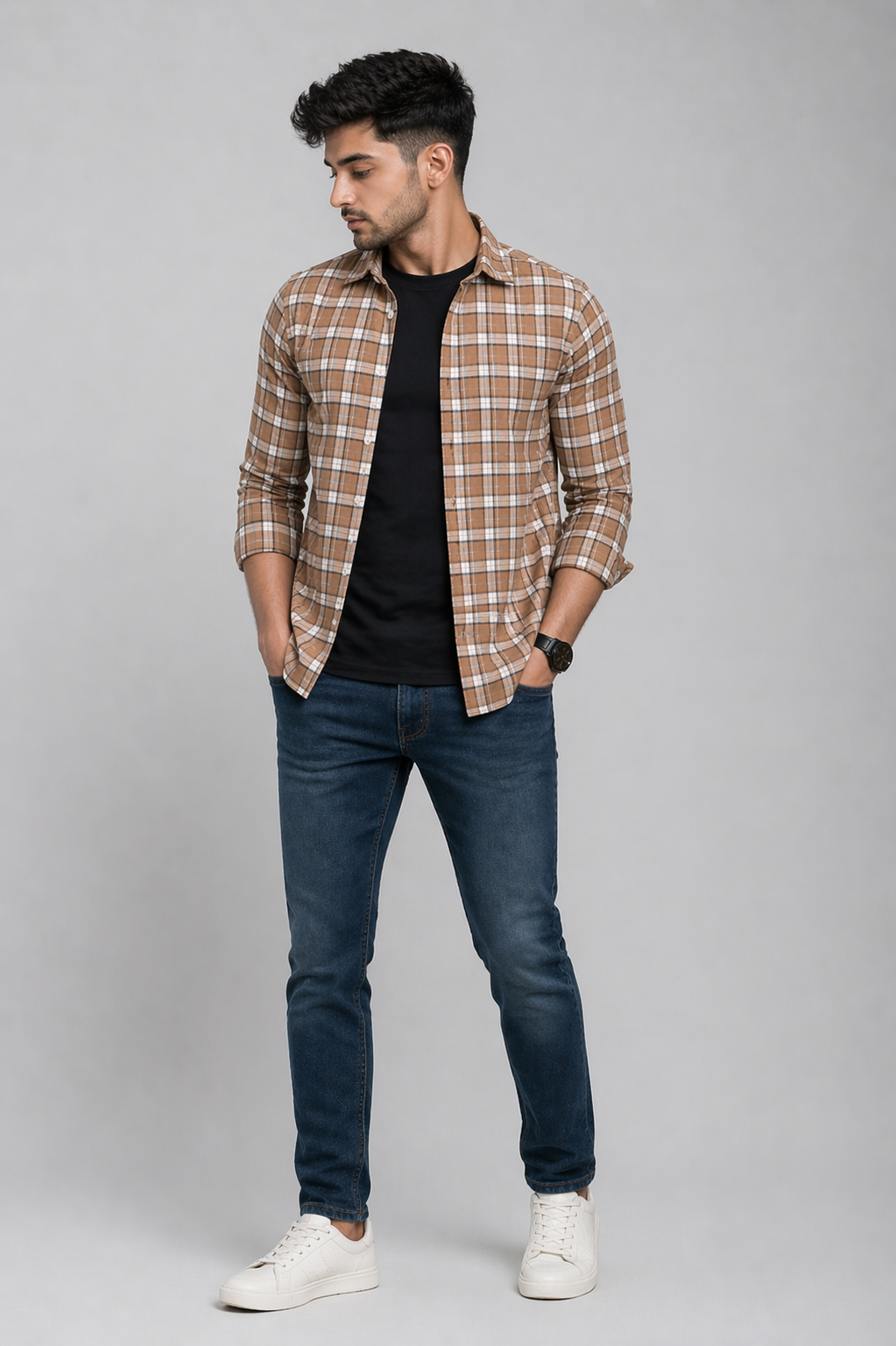 OXFORD CHECKERED SHIRT
