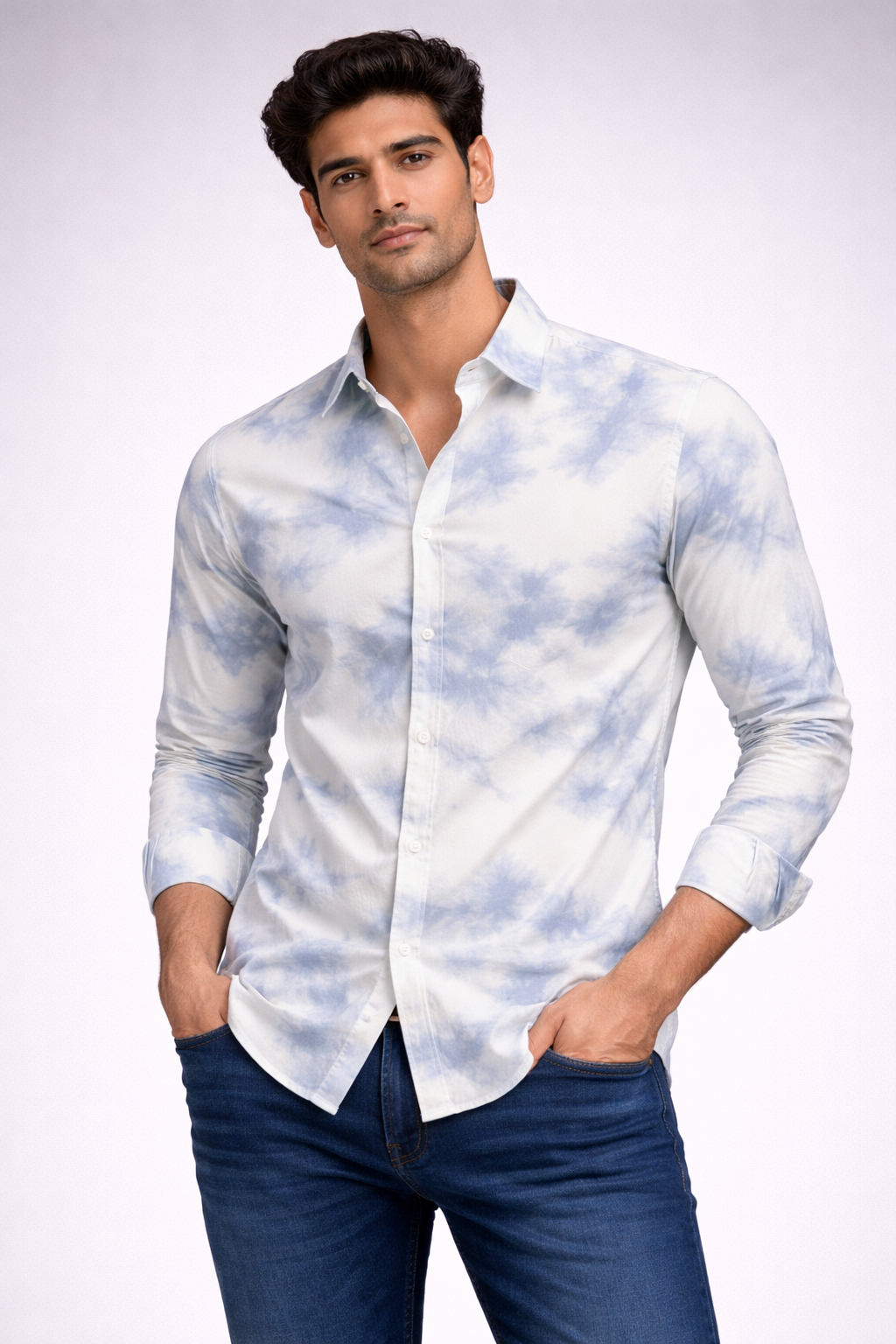 Printed Shirt With Jeans Combo
