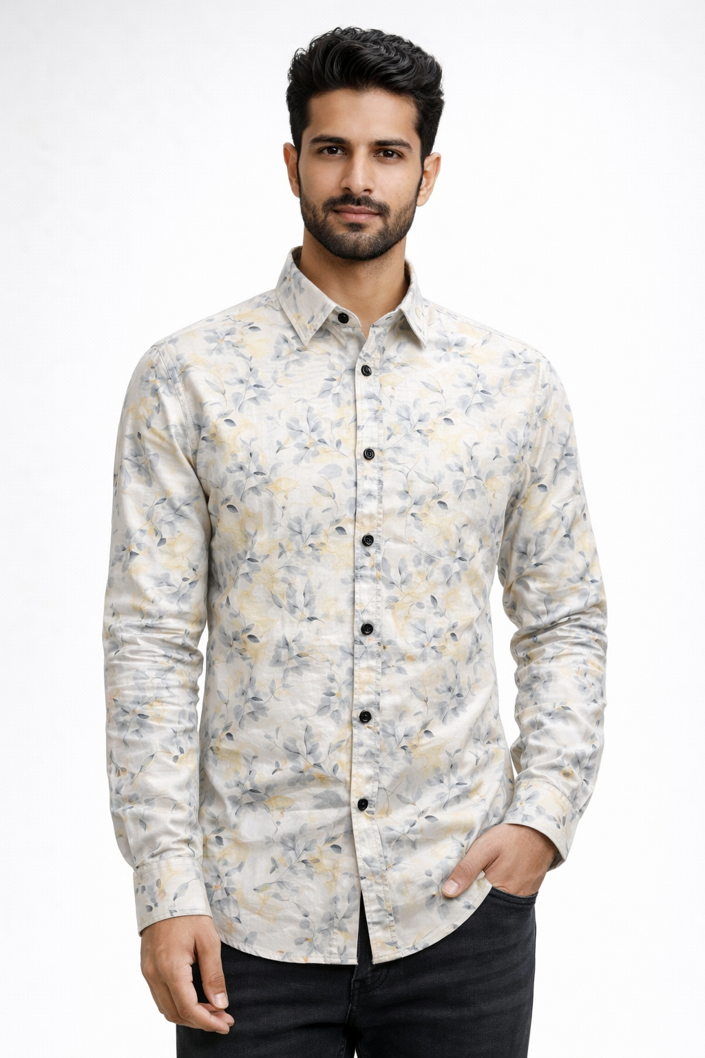 Printed Shirt With Jeans Combo