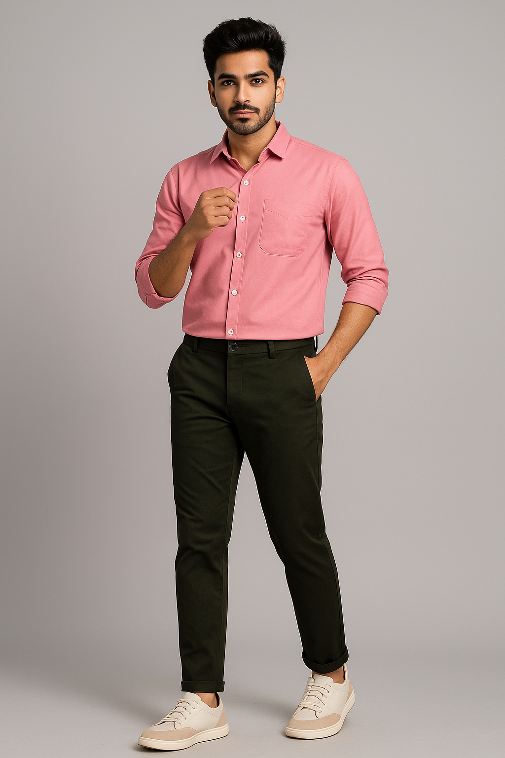 Satin Shirt With Cotton Pant  Combo