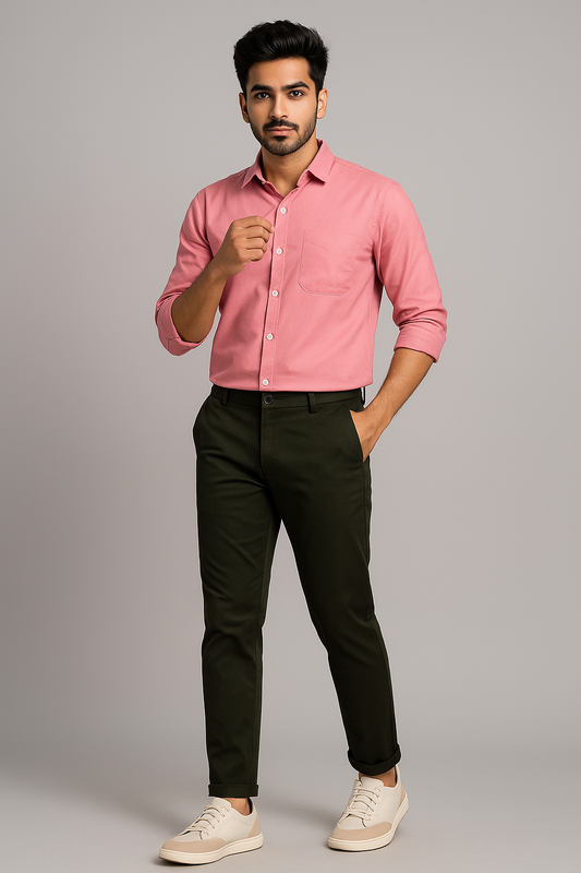 Satin Shirt With Cotton Pant  Combo