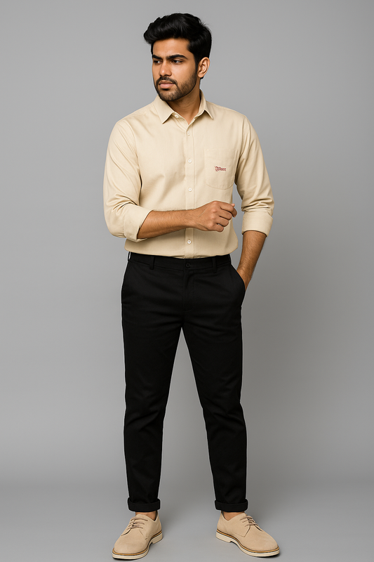 Satin Shirt With Cotton Pant Combo