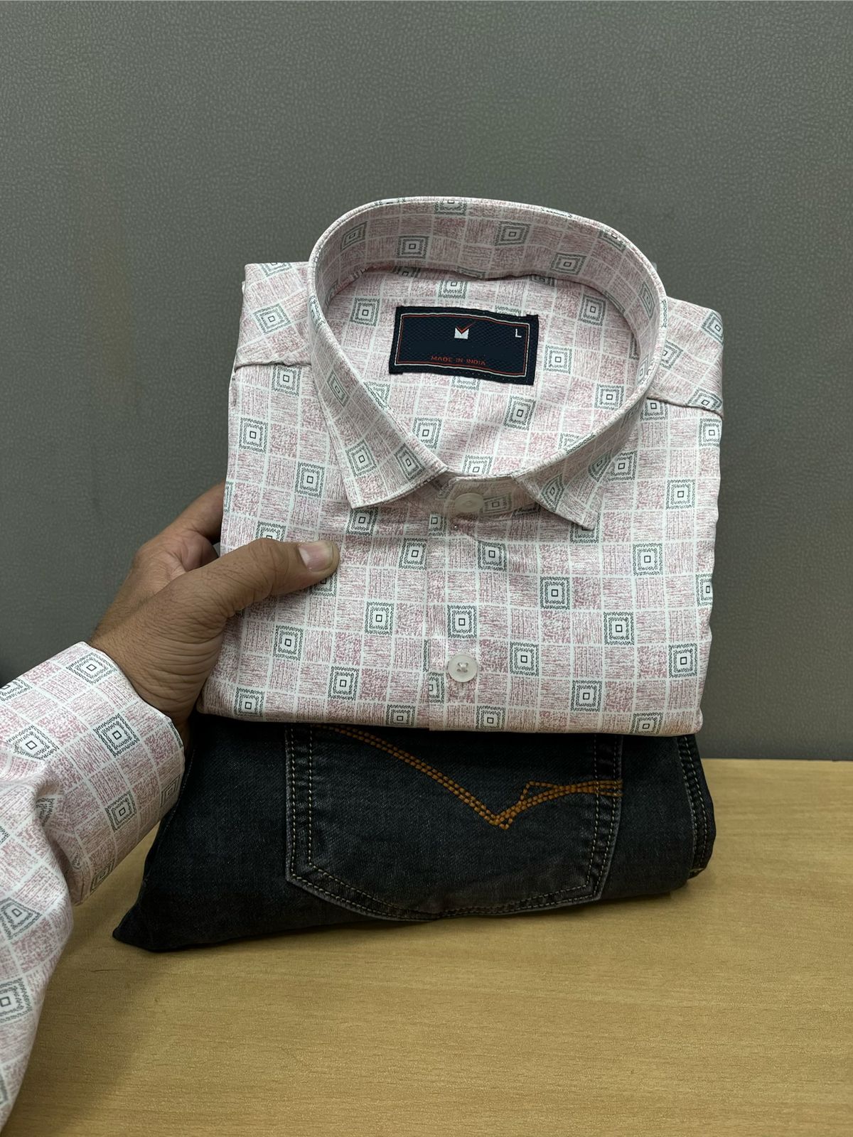 Printed Shirt With Jeans Combo