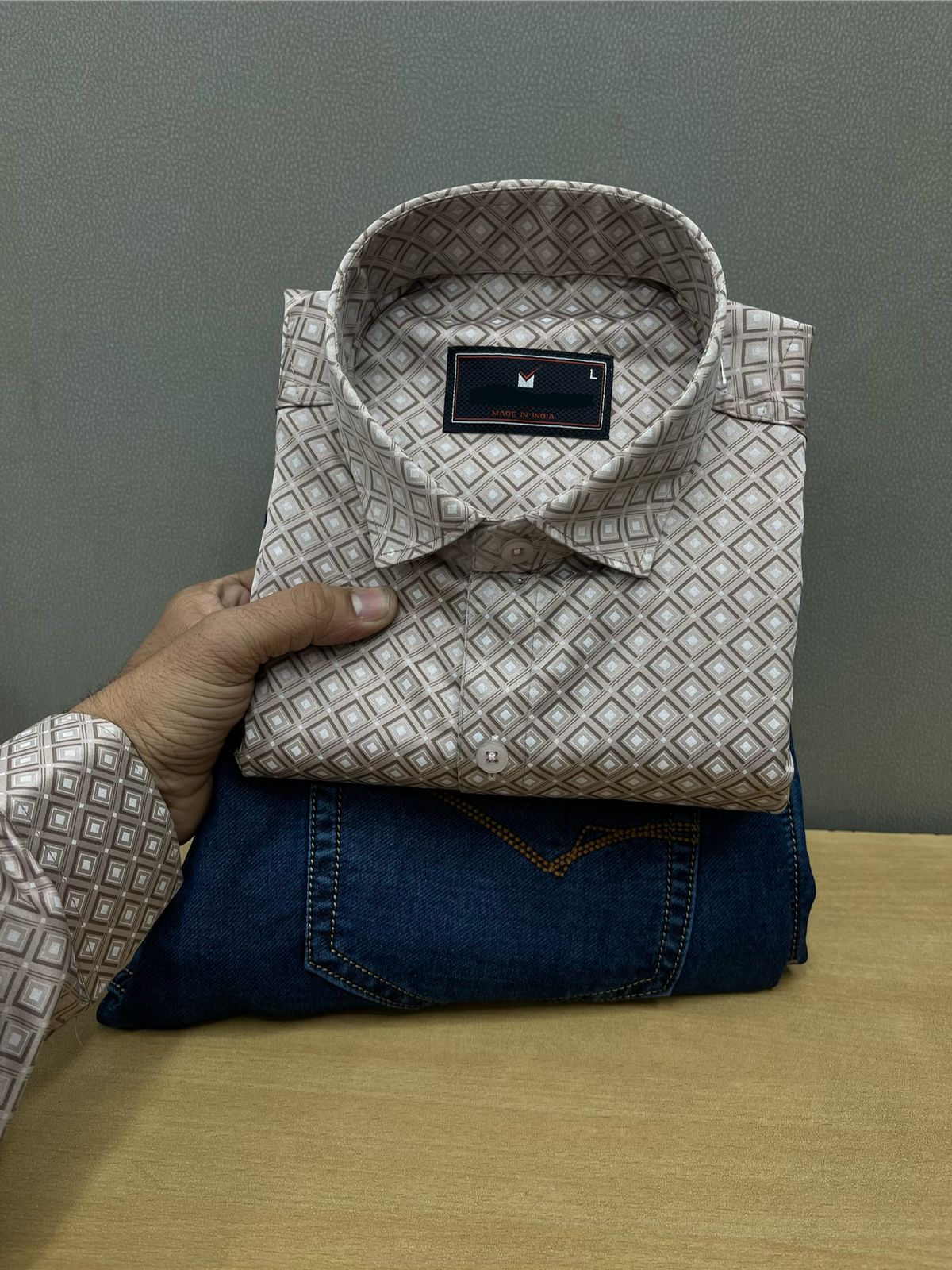 Printed Shirt With Jeans Combo