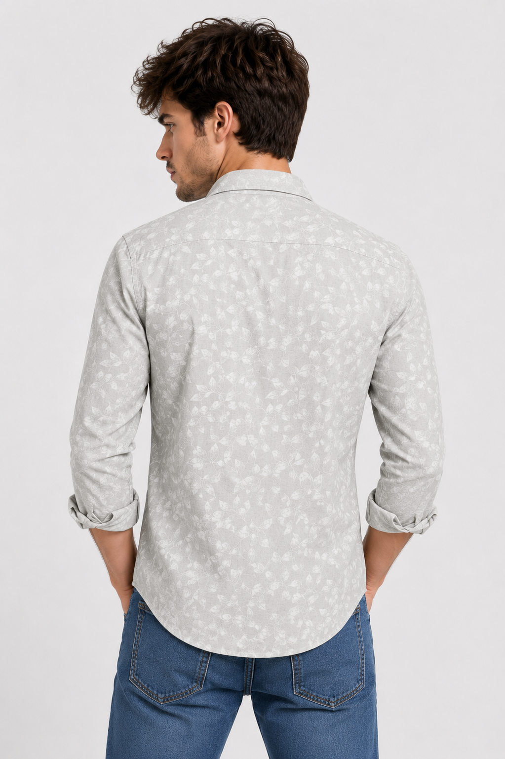 Printed Shirt With Jeans Combo