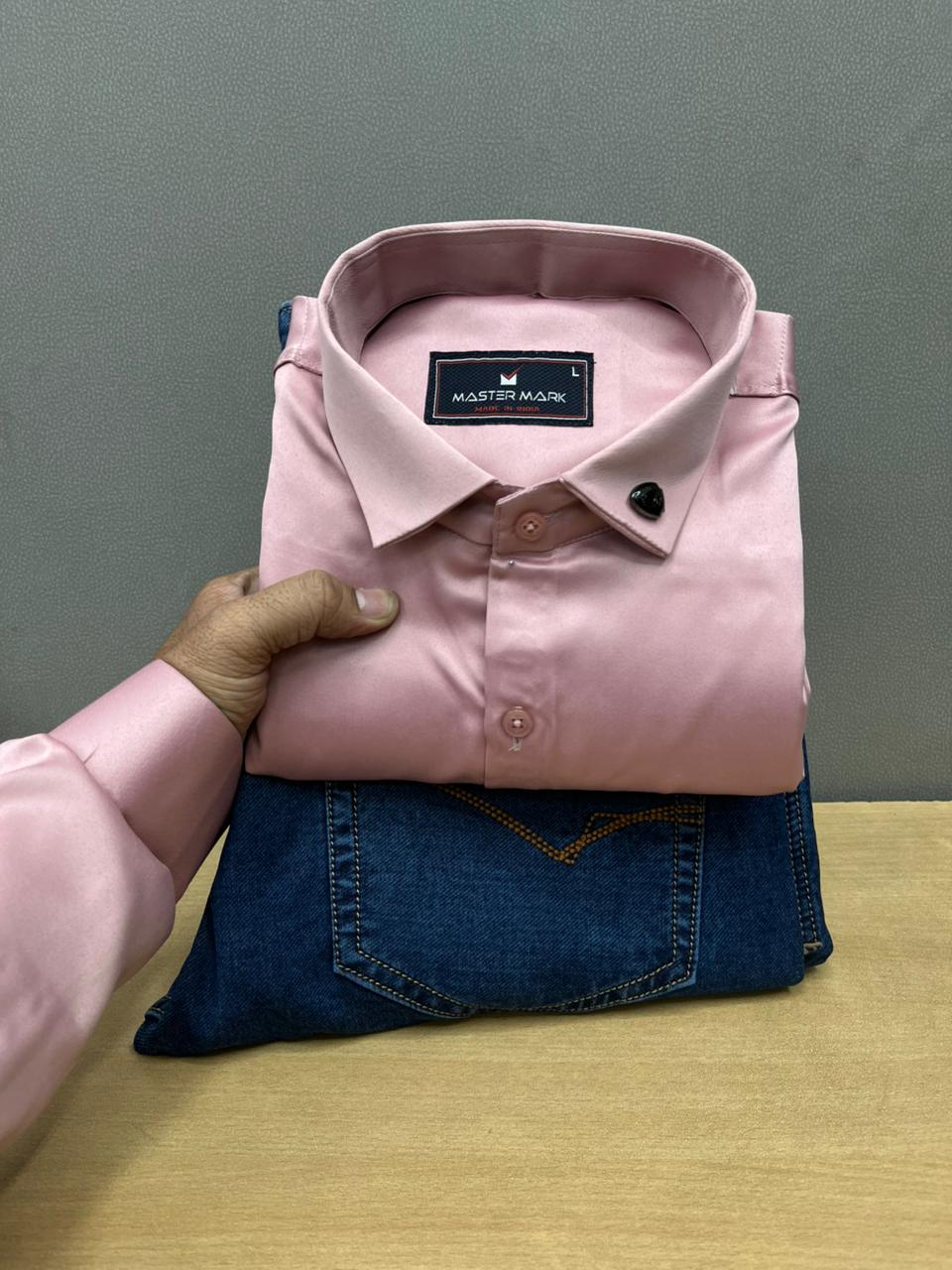 Plain Shirt With Jeans Combo