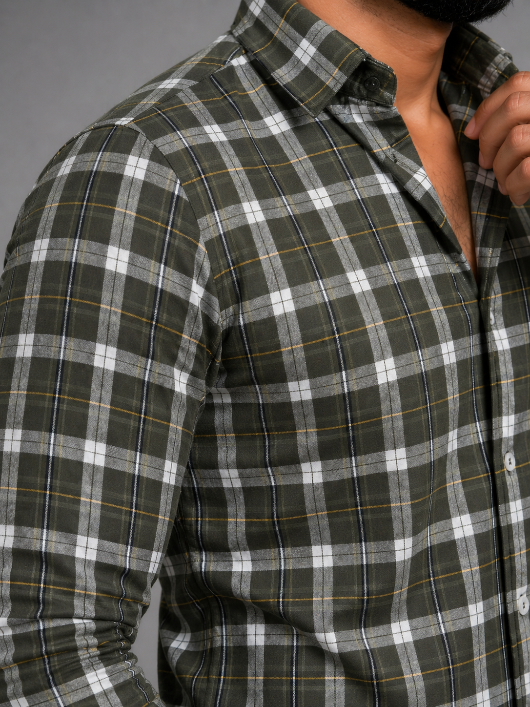 Checks Shirt With Jeans Combo