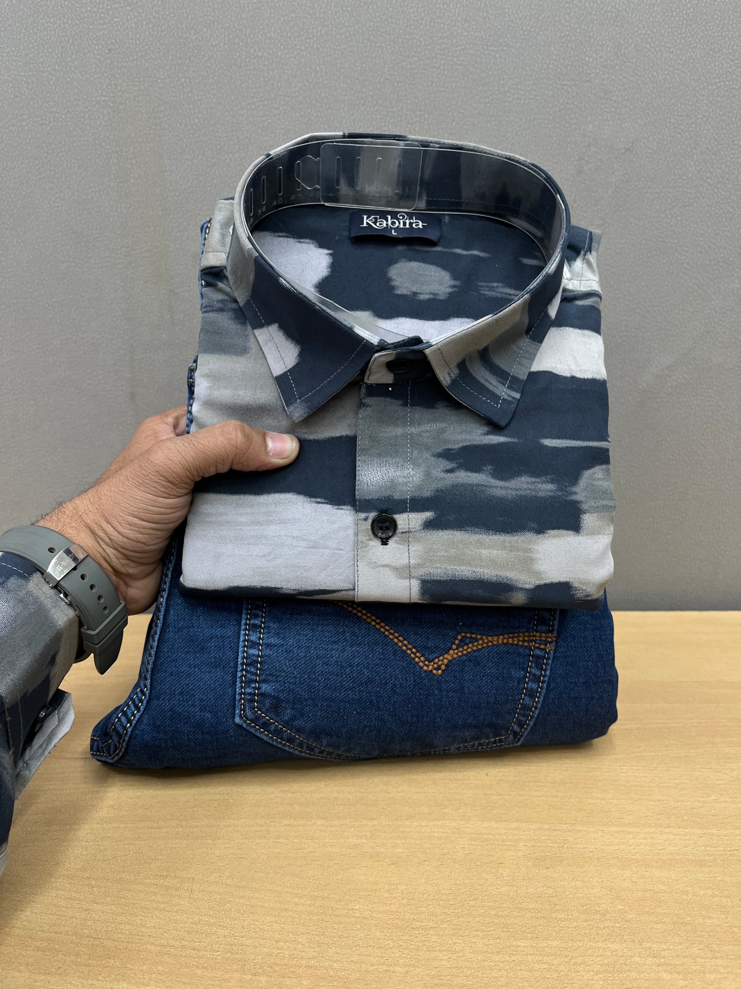 Printed Shirt With Jeans Combo