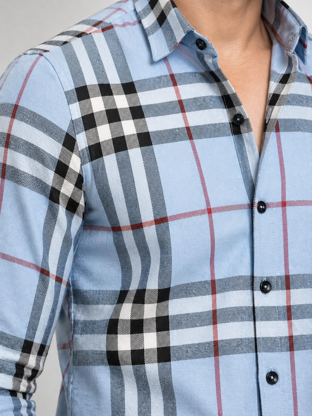 Checks Shirt With Jeans Combo