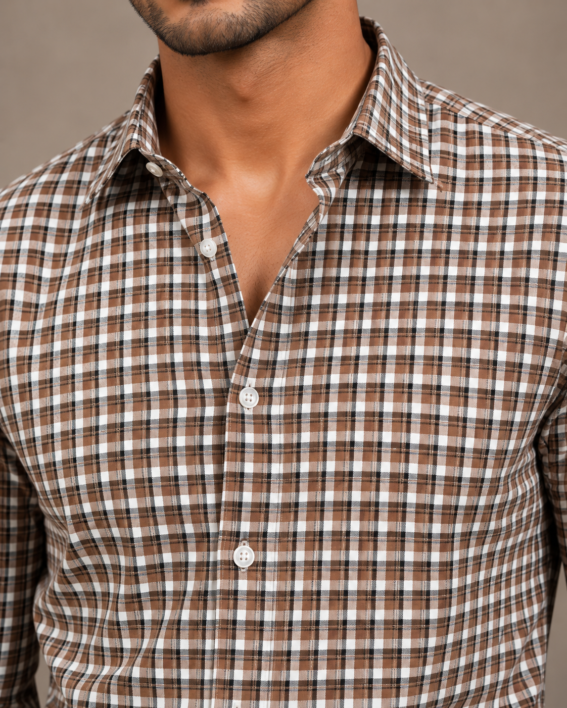 Checks Shirt With Jeans Combo
