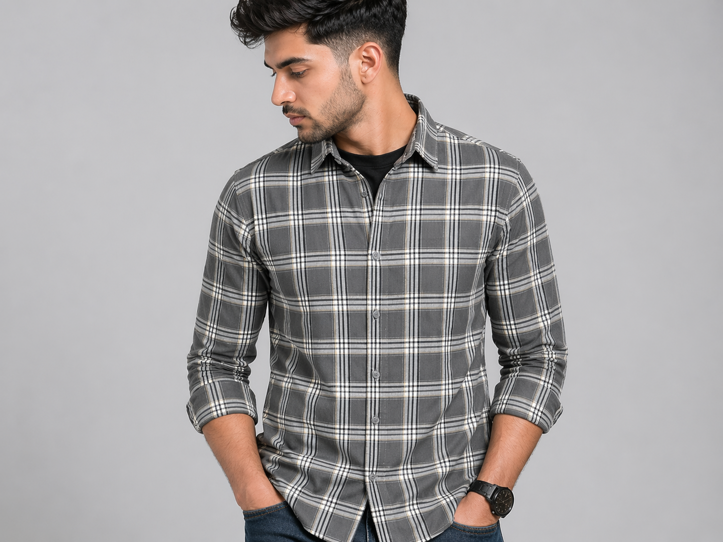 OXFORD CHECKERED SHIRT