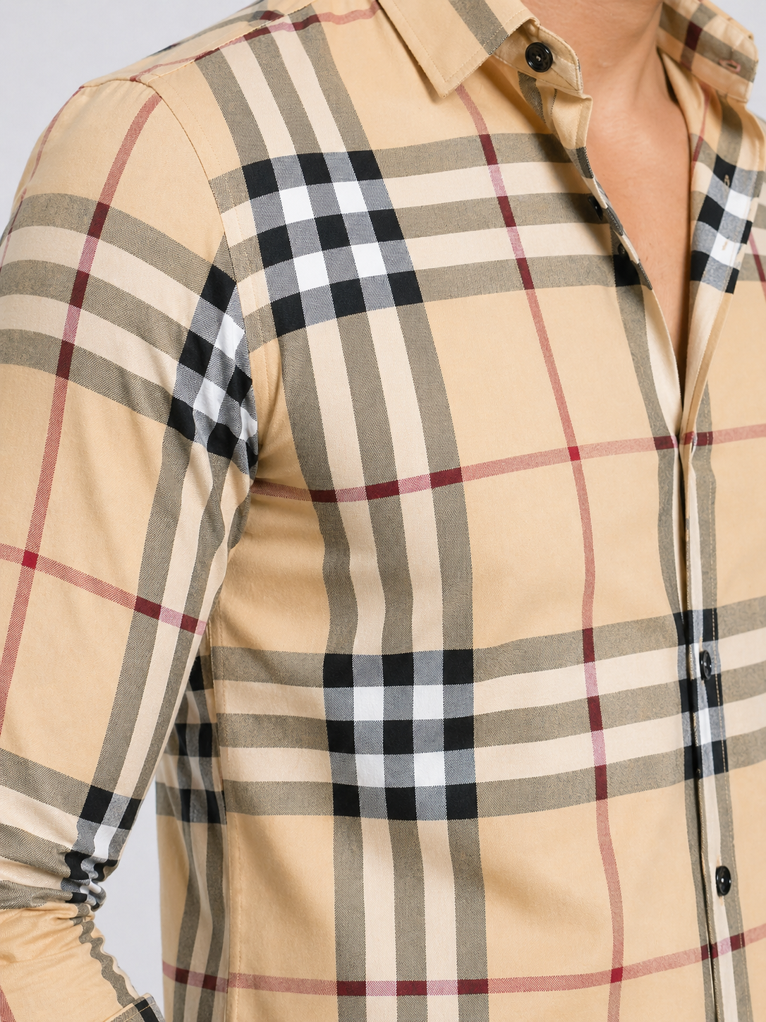 Checks Shirt With Jeans Combo