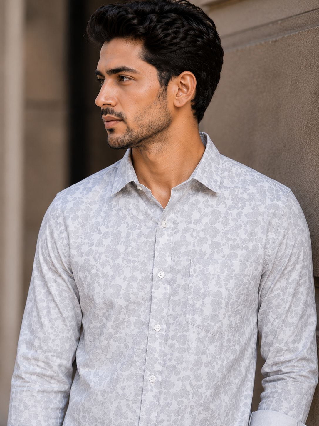 Printed Shirt With Jeans Combo