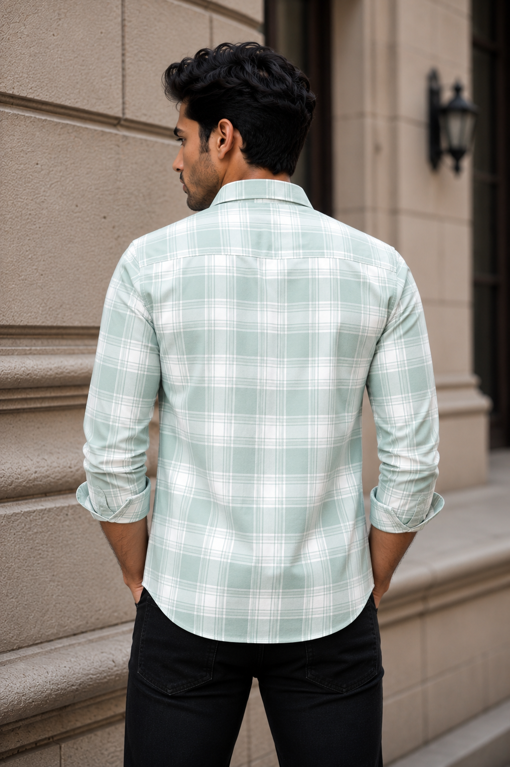 Checks Shirt With Jeans Combo