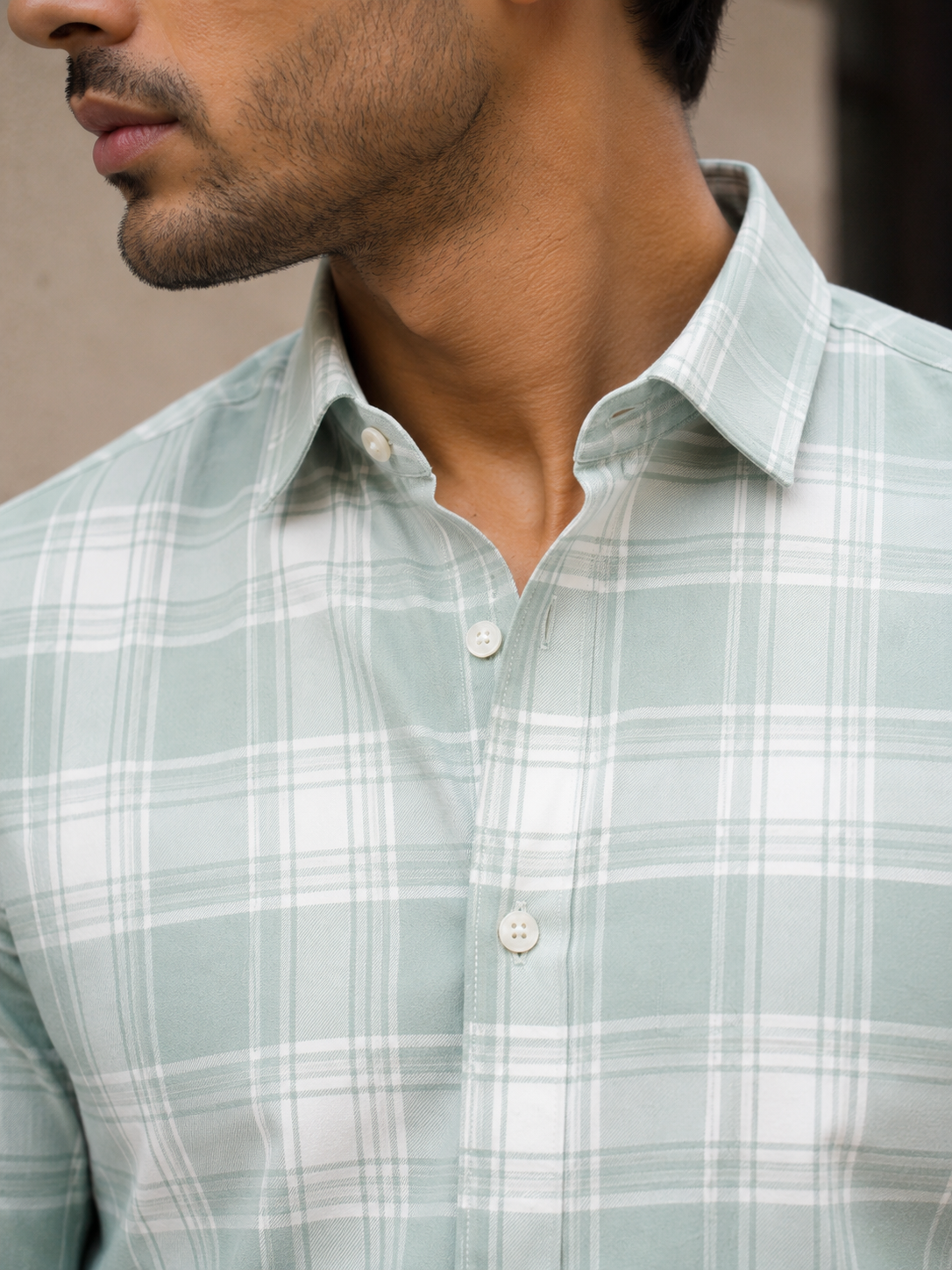 Checks Shirt With Jeans Combo