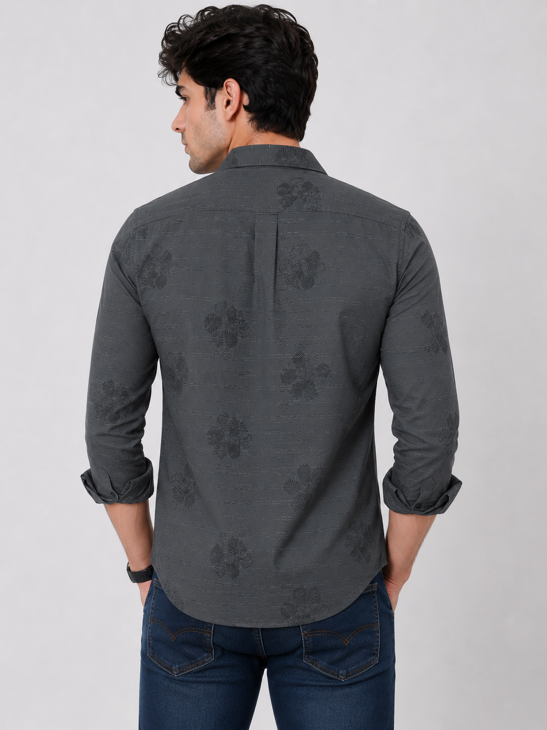Printed Shirt With Jeans Combo