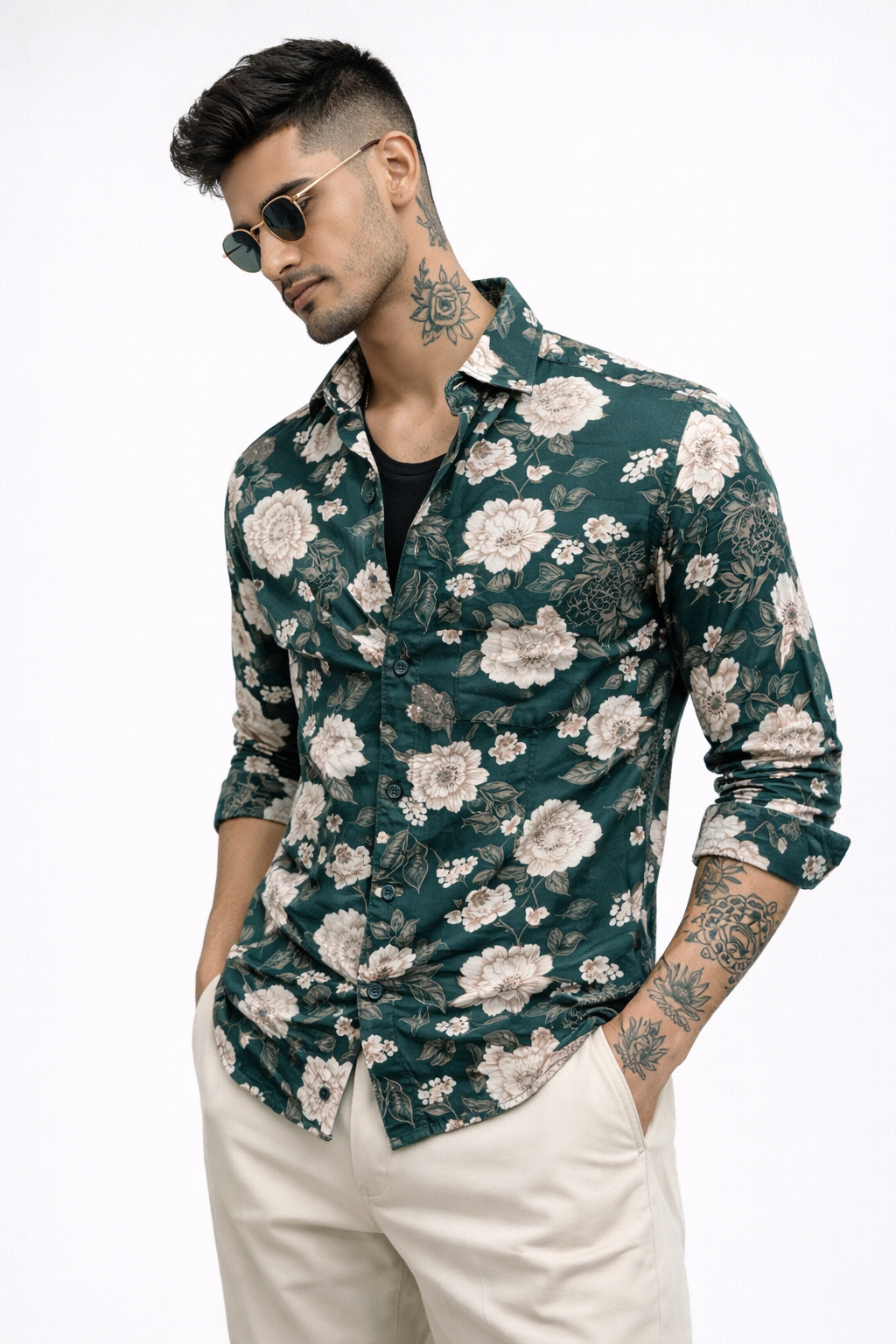 Printed Shirt With Jeans Combo