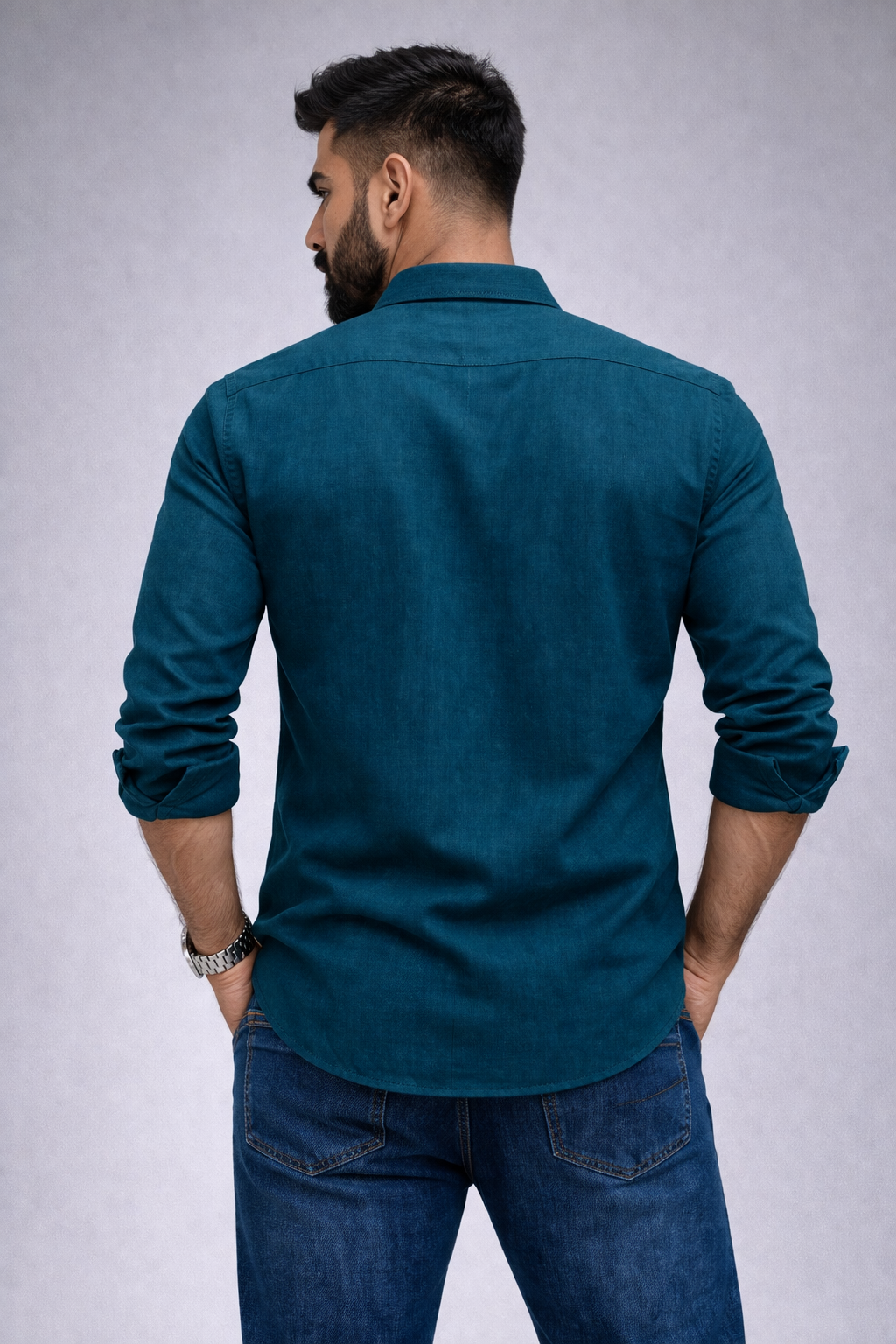 Plain Shirt With Jeans Combo