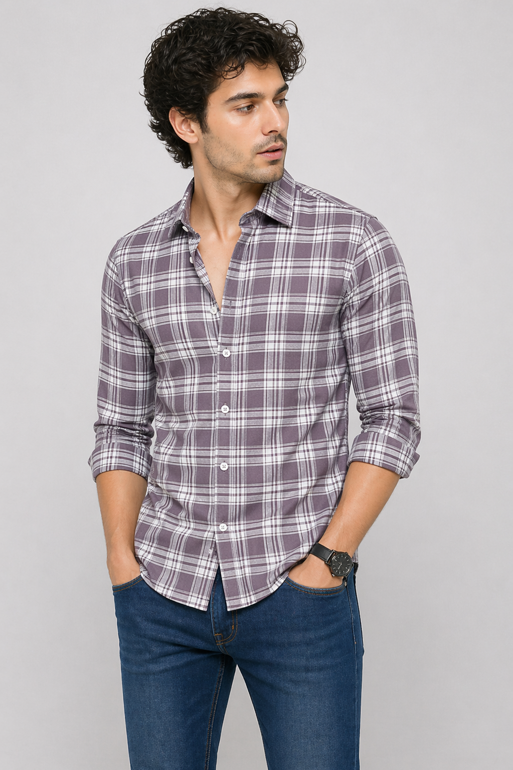 OXFORD CHECKERED SHIRT
