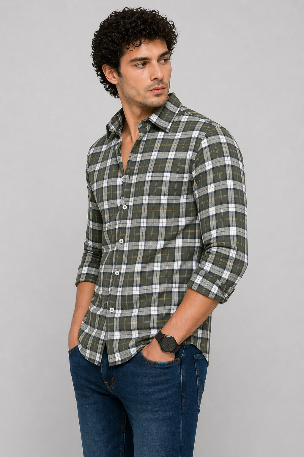 OXFORD CHECKERED SHIRT