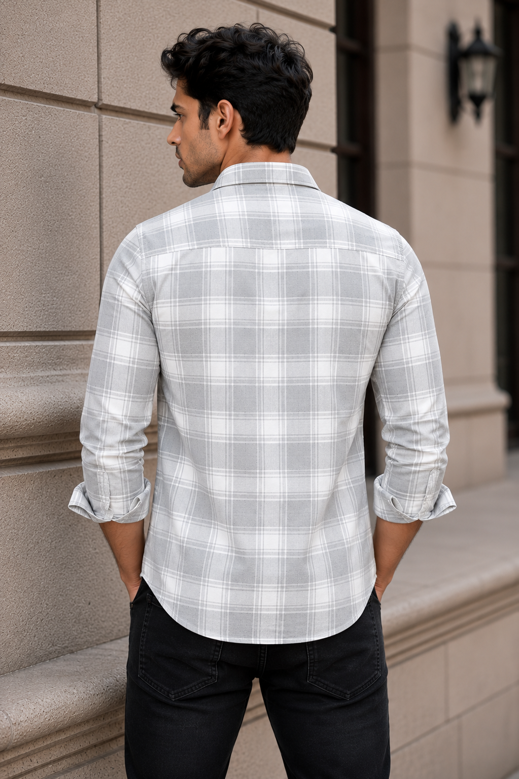 Checks Shirt With Jeans Combo