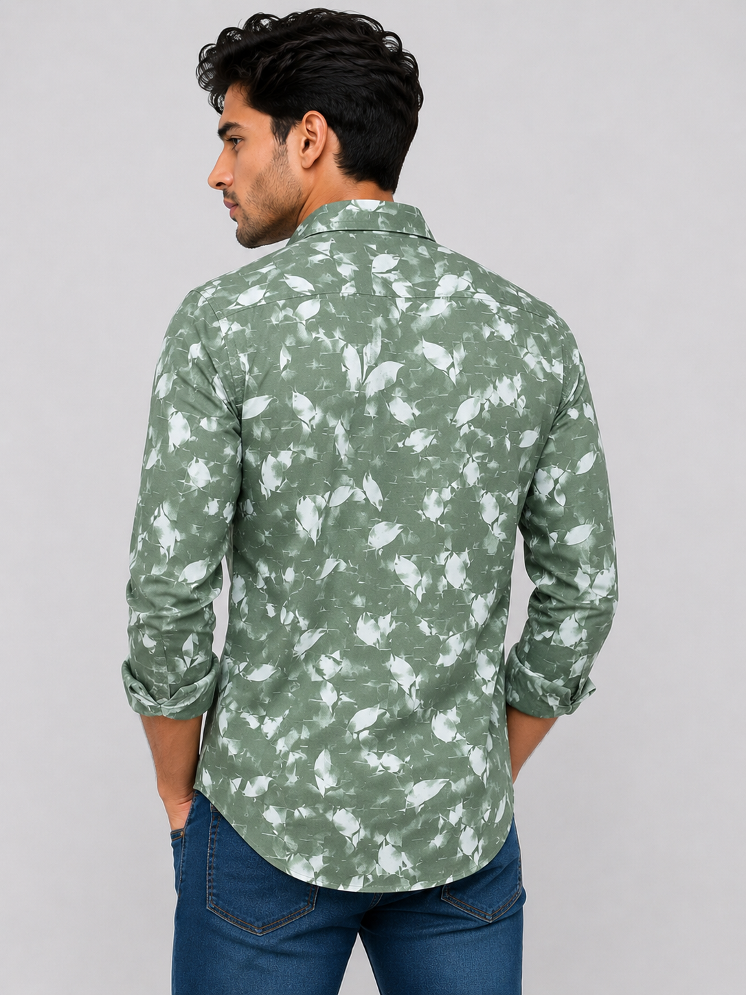 Printed Shirt With Jeans Combo