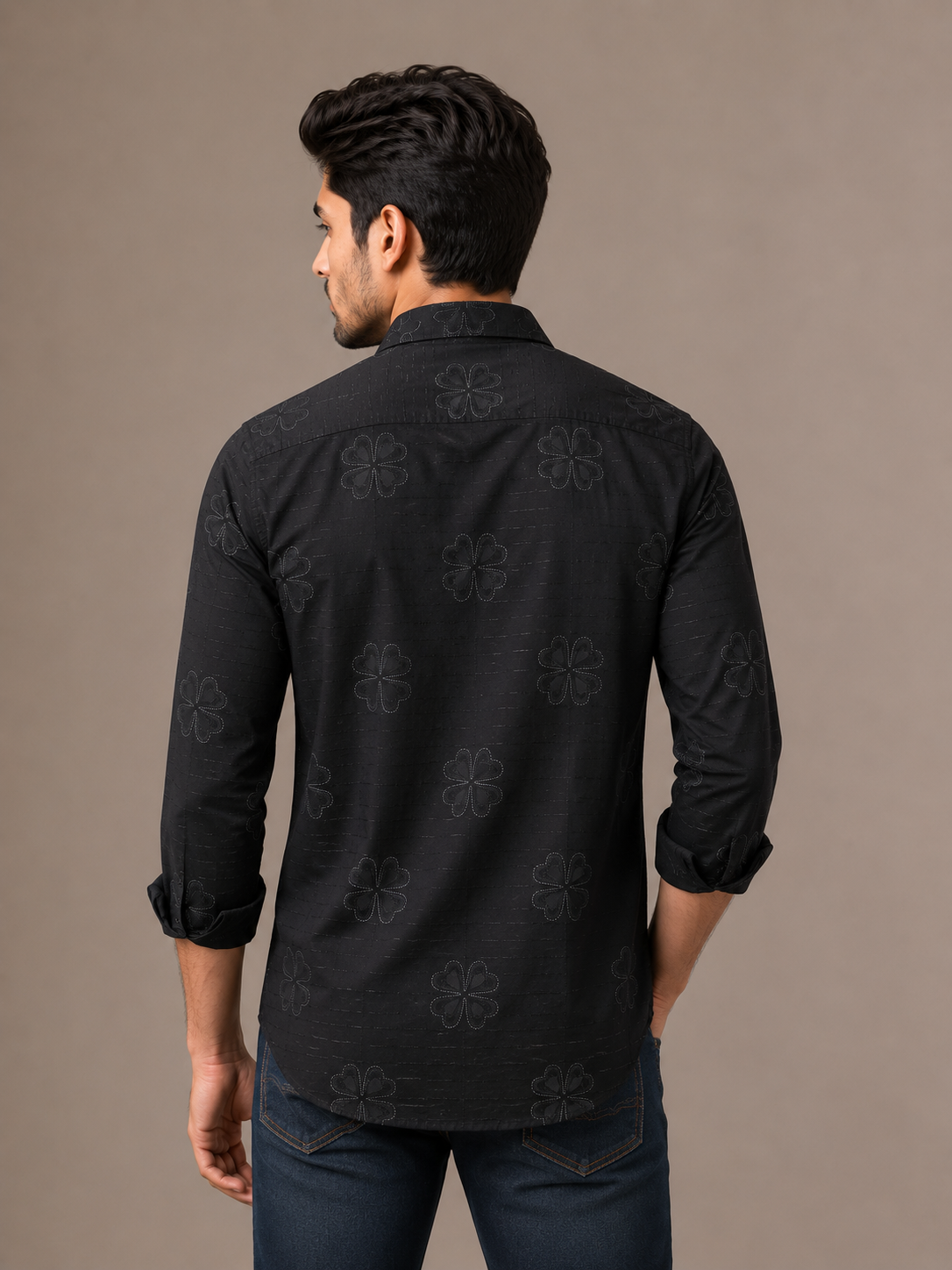 Printed Shirt With Jeans Combo