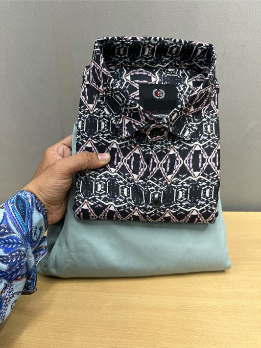 Printed Shirt With Cotton pant  Combo