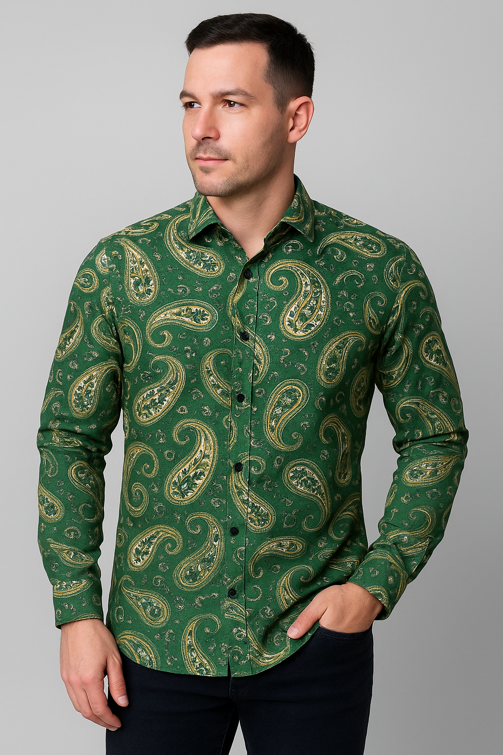 Printed Shirt With Jeans Combo