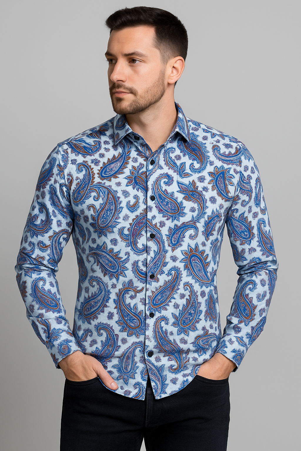 Printed Shirt With Jeans Combo