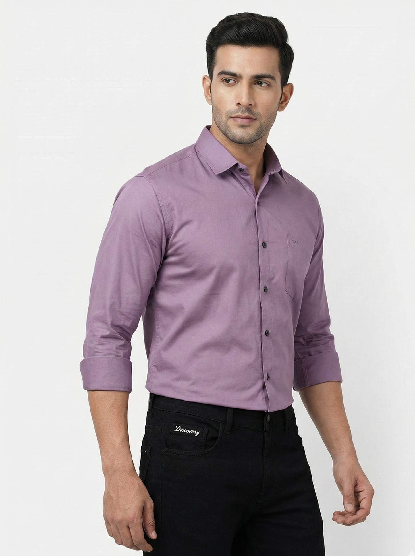 Satin Shirt With Jeans Combo