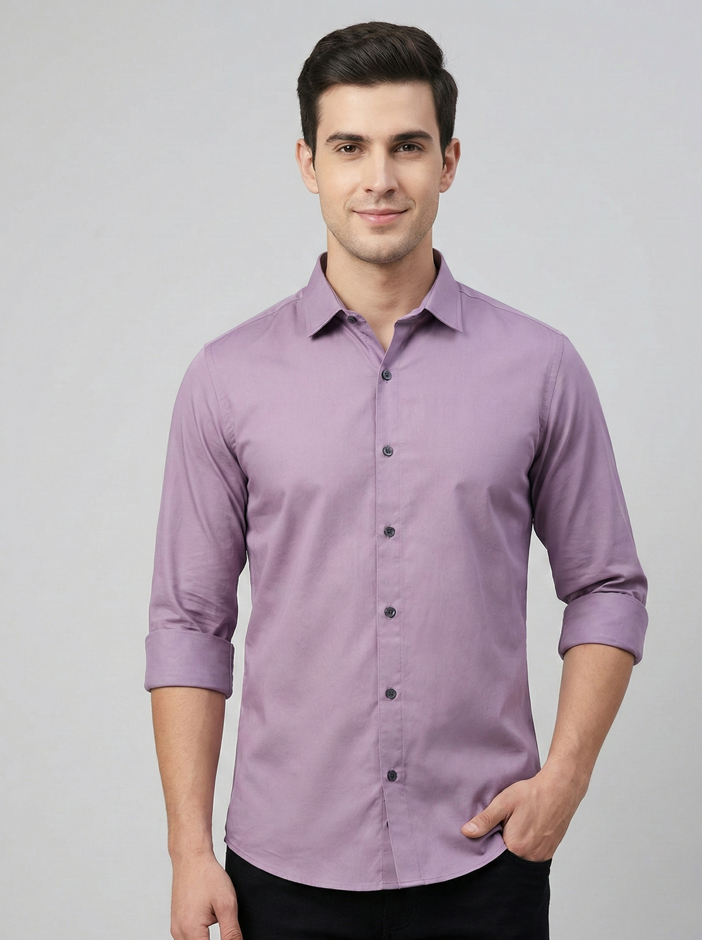 Satin Shirt With Jeans Combo