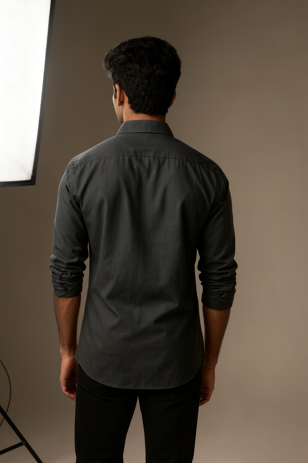 Satin Shirt With Jeans Combo