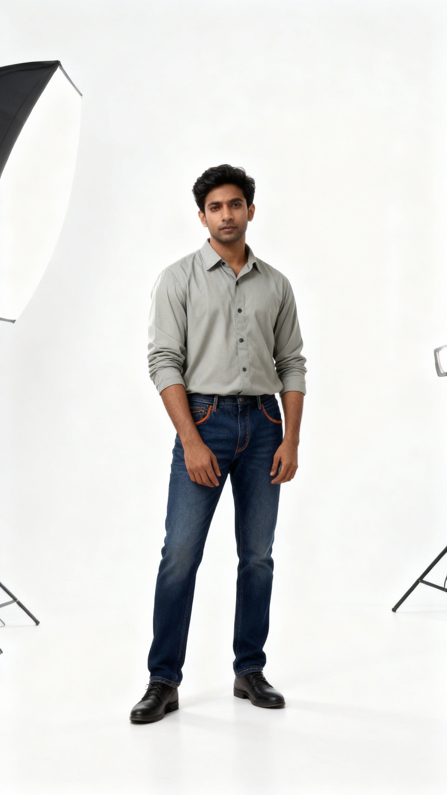 Classic Plain Satin Shirt for Men – Party & Office Wear